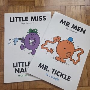 Little Miss Naughty & Mr. Tickle Children's Book Set by Roger Hargreaves